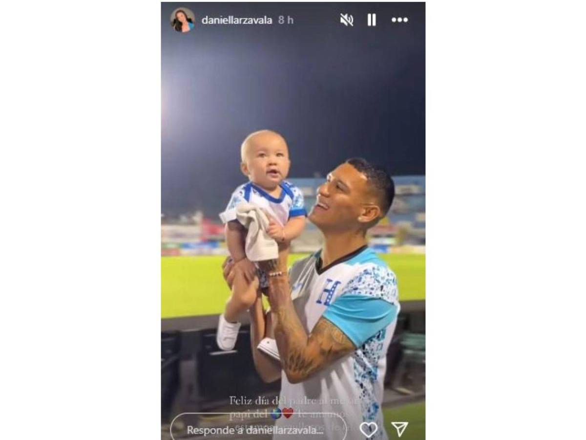 Esposas y sus tiernos mensajes a futbolistas hondureños en el Día del Padre