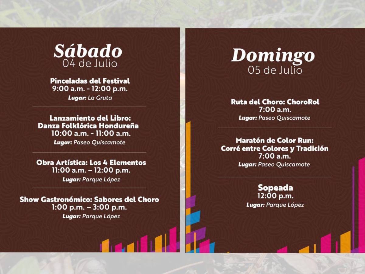 El choro y el vino impregnarán a La Esperanza con sabor y colores lencas