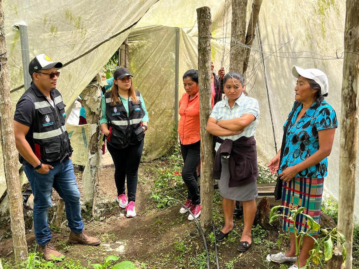 La visita técnica que realizó Senprende para socializar la iniciativa de Credimujer con las organizaciones de mujeres lencas en La Paz, que se dedican al cultivo del café, hortalizas y cría de cerdos.