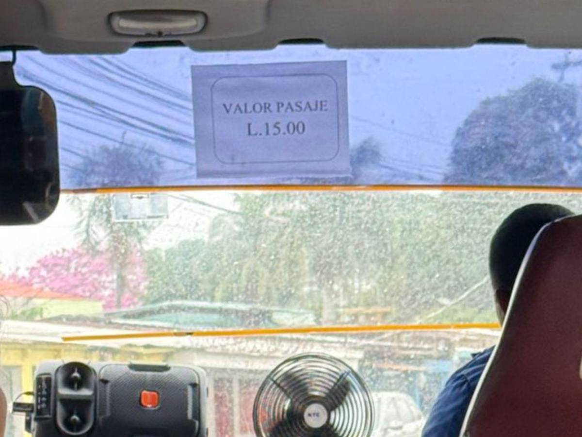 De 13 a 15 lempiras: transportistas suben el pasaje sin autorización oficial en SPS