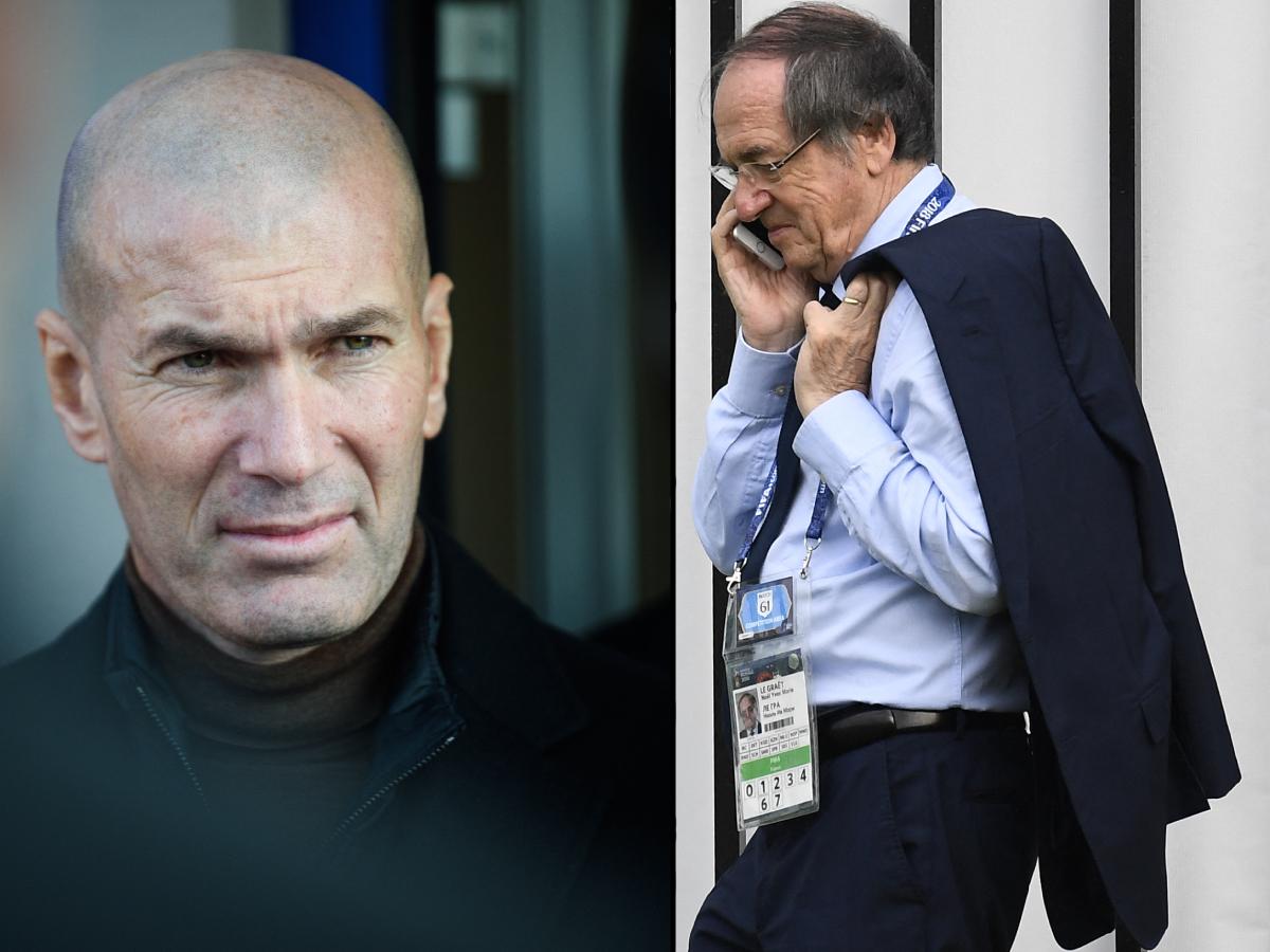 Noël Le Graët, apartado del cargo en la FFF tras polémica con Zidane