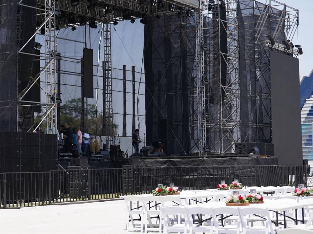 Alcaldía de San Pedro Sula daña más la cancha del estadio Morazán con concierto gratuito