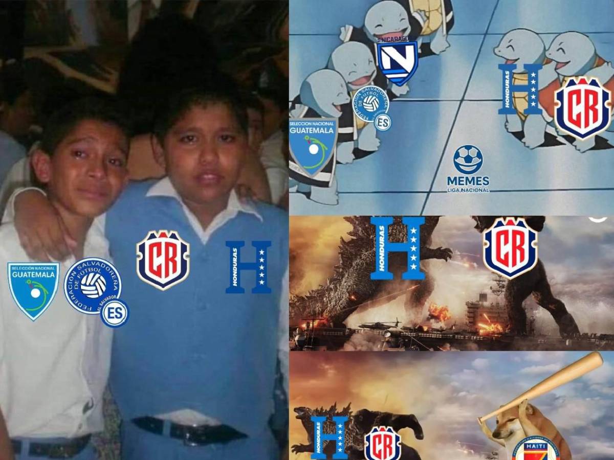 Honduras y Costa Rica reciben burlas tras quedarse sin ir al Mundial