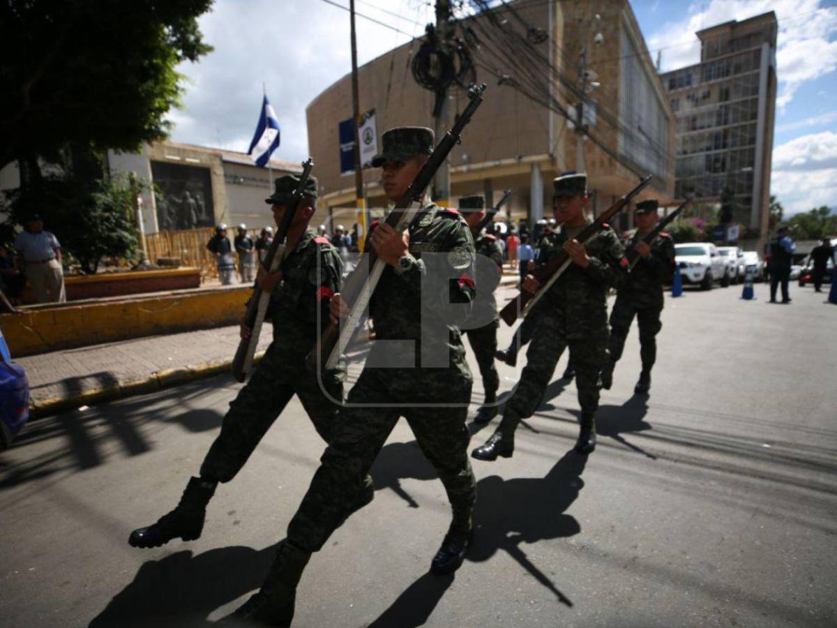 Refuerzan seguridad en el Congreso para la toma de posesión de Nasry Asfura