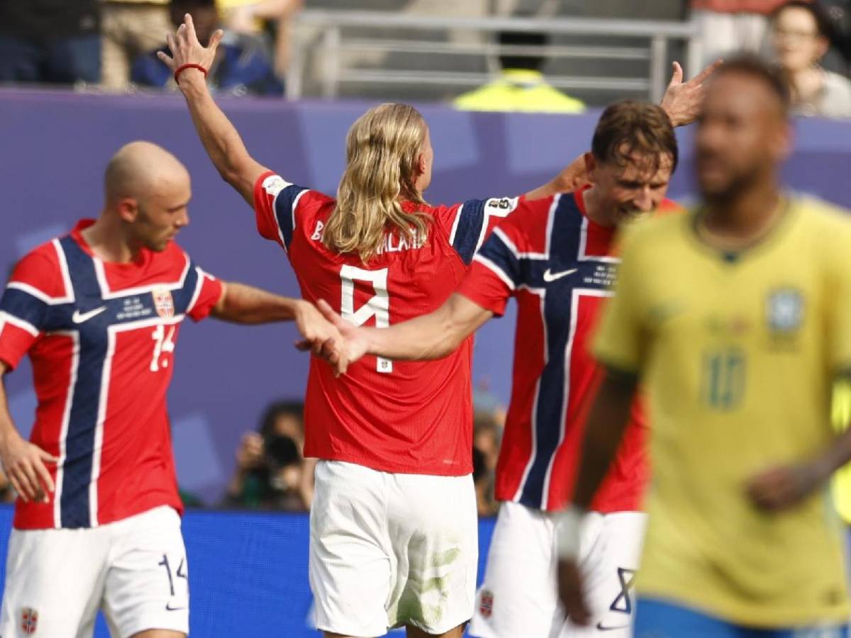 Brasil destrozado por Haaland, desgarrador llanto de Neymar y Vinicius encaró al árbitro