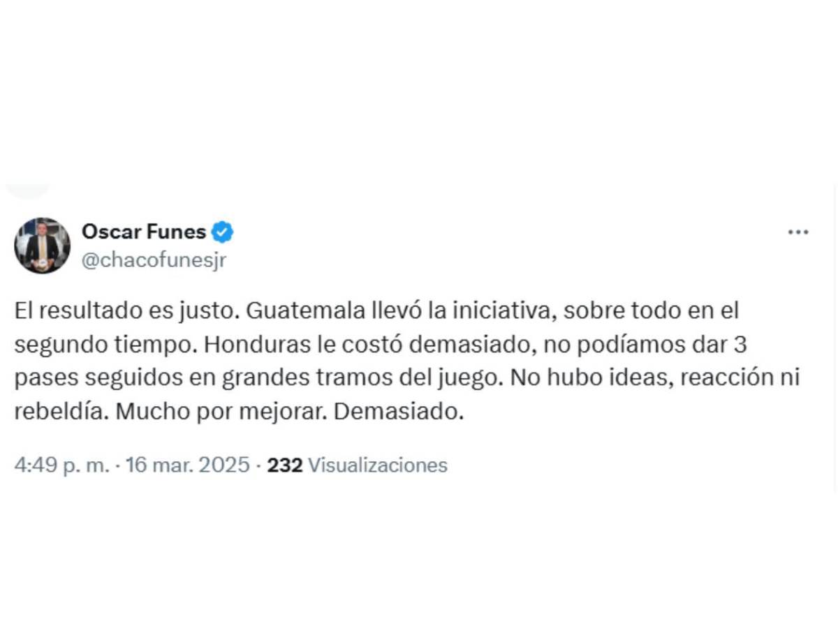 Lo que dice la prensa deportiva tras derrota de Honduras vs Guatemala