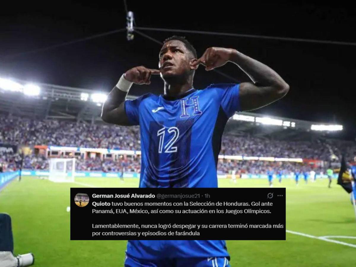 Así reaccionó la prensa al retiro de Romell Quioto de la Selección de Honduras