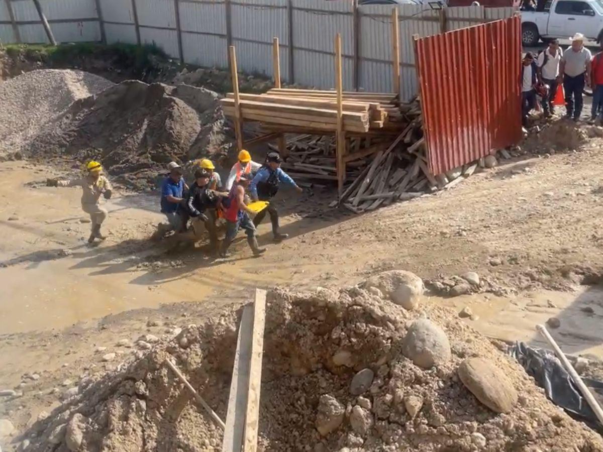 Tres personas quedan soterradas en Gracias, Lempira; confirman muerte de un obrero