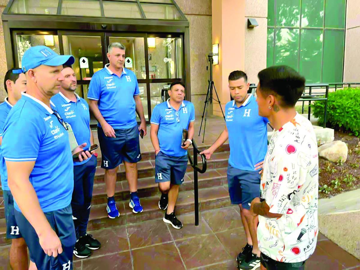 La Selección de Honduras arribó ayer a Washington y recibieron la visita del futbolista del DC United, Andy Nájar quien está lesionado.