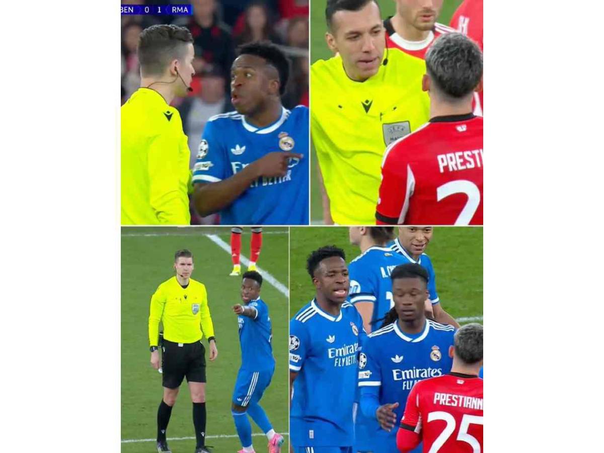 Revelan los fuertes insultos que Vinicius dijo a Prestianni antes del escándalo