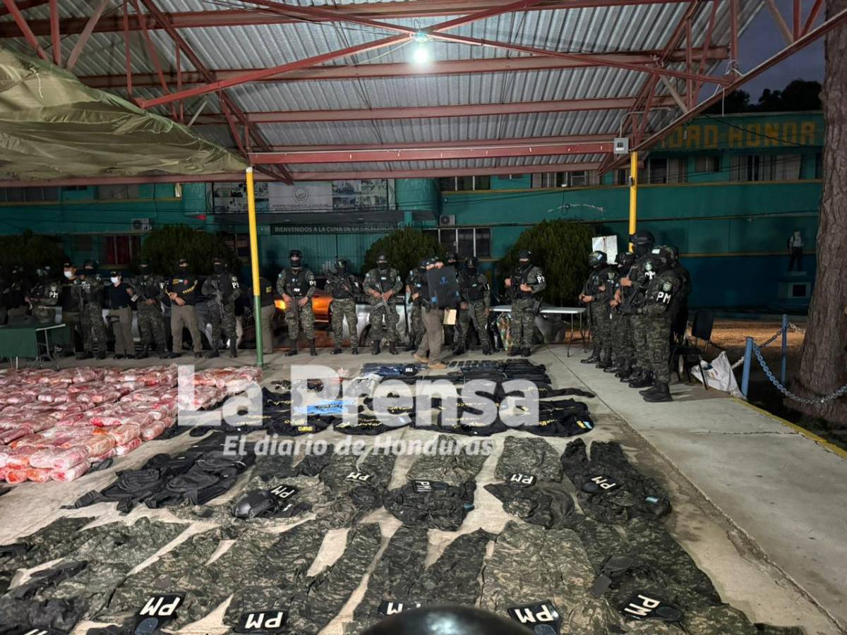 Armas y drogas decomisadas a la MS fueron enviadas por sanguinario cartel mexicano