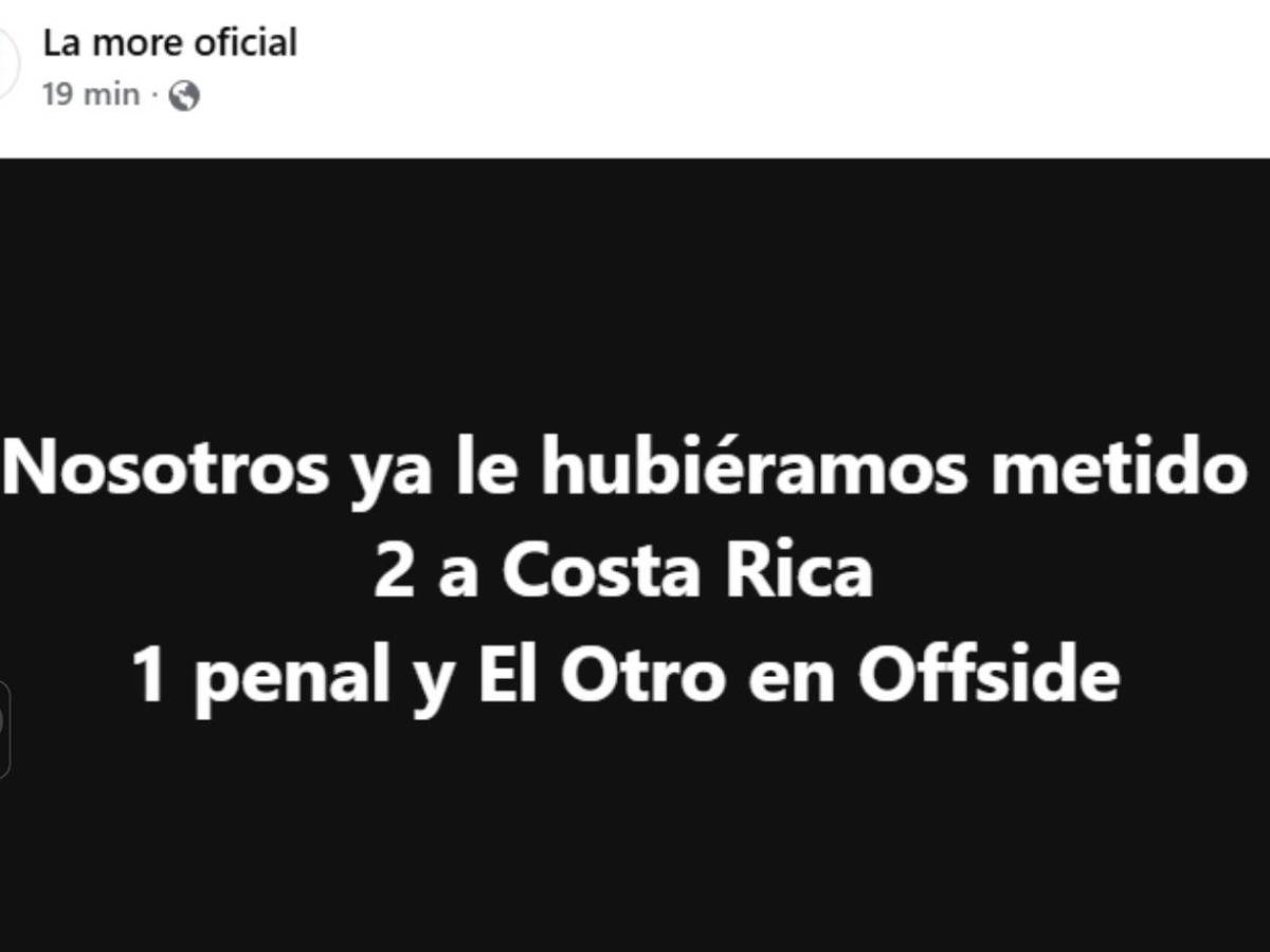 Los divertidos memes que dejó el empate de Honduras frente a Costa Rica
