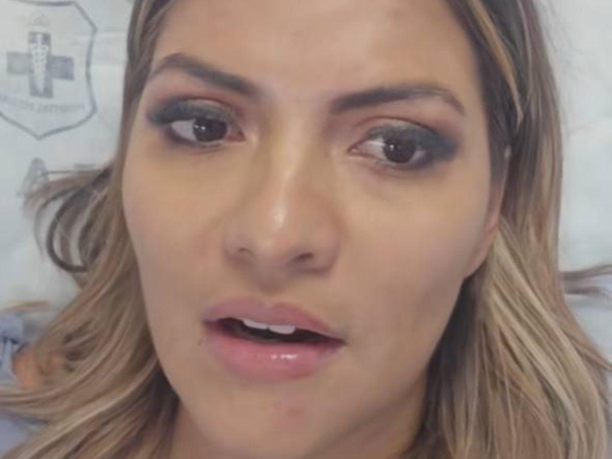 Hospitalizan a Saraí Espinal tras sufrir fuerte accidente