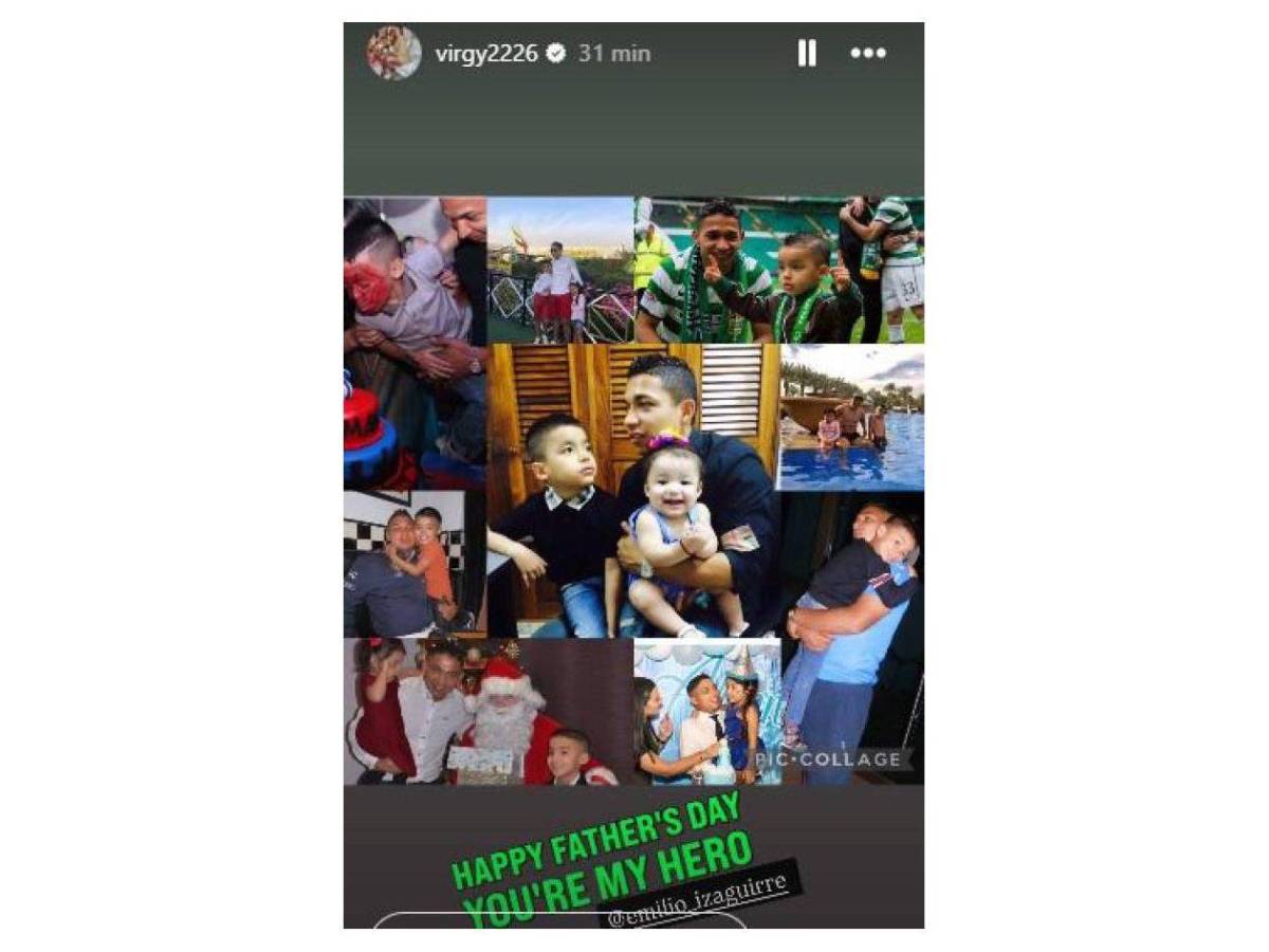 Esposas y sus tiernos mensajes a futbolistas hondureños en el Día del Padre