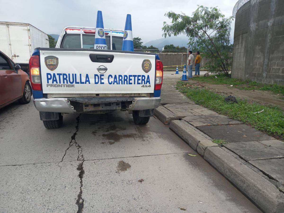 El vehículo que lo atropelló se dio a la fuga.