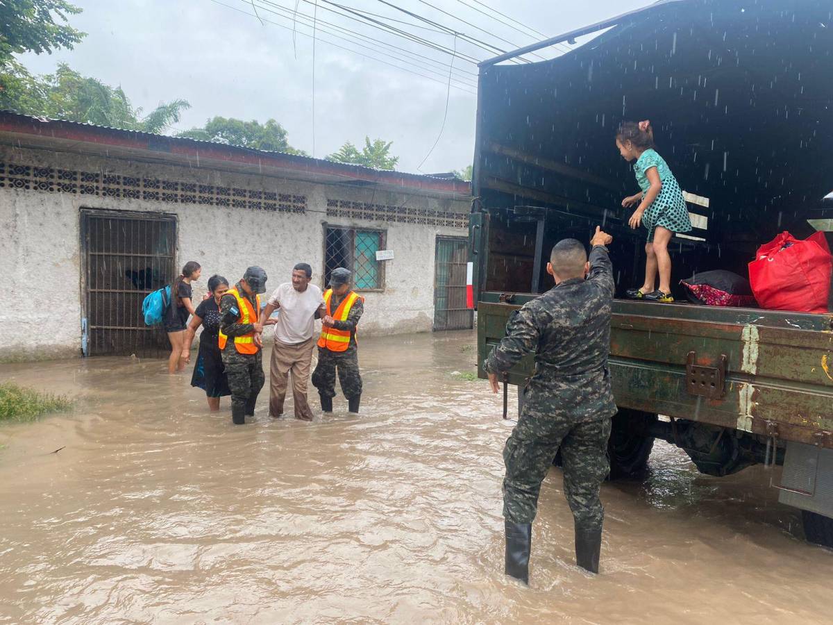Albergues disponibles en San Pedro Sula para afectados por lluvias en la zona norte