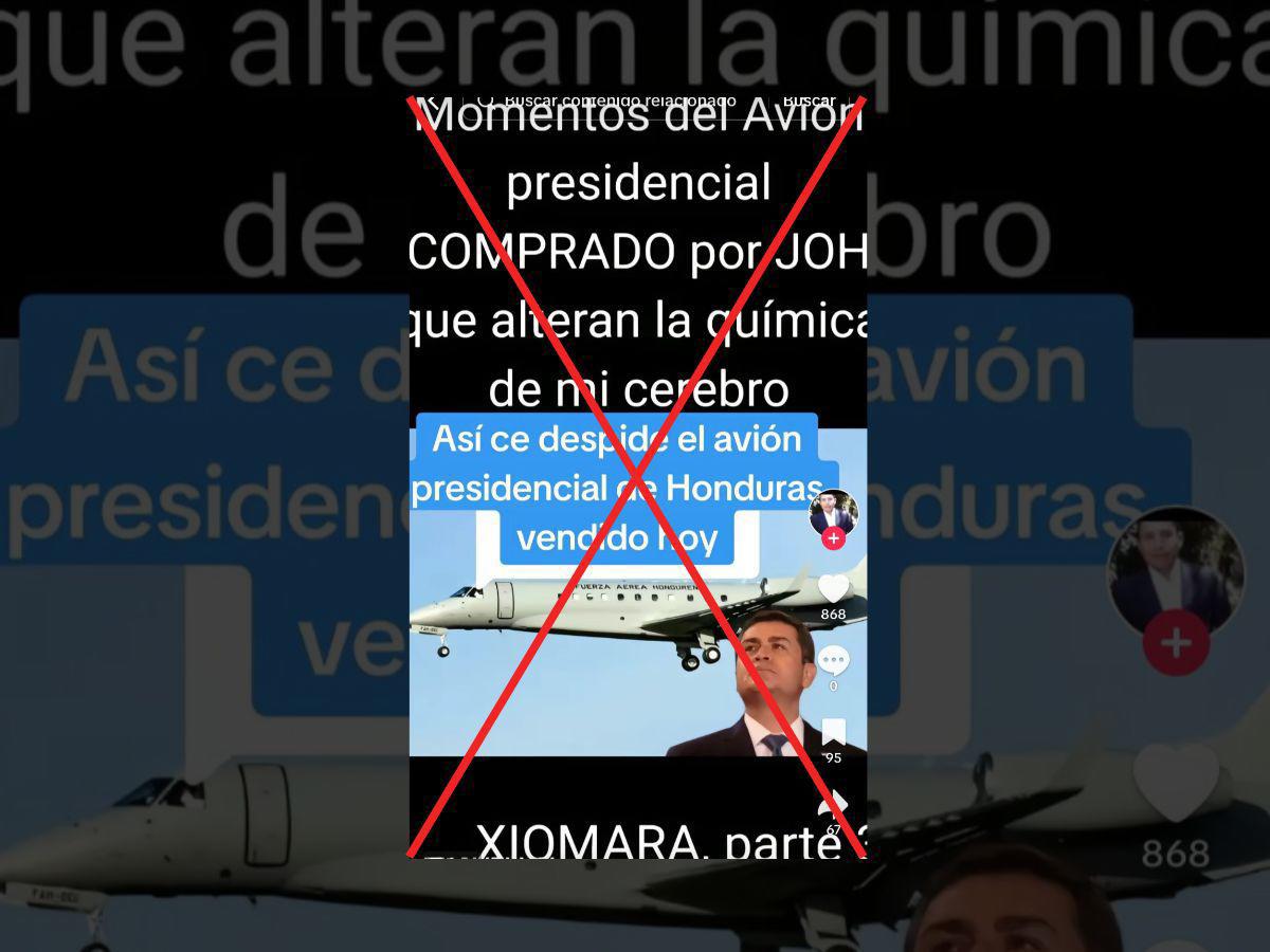 Captura de pantalla a una publicación de TikTok realizada el 19 de febrero de 2024.