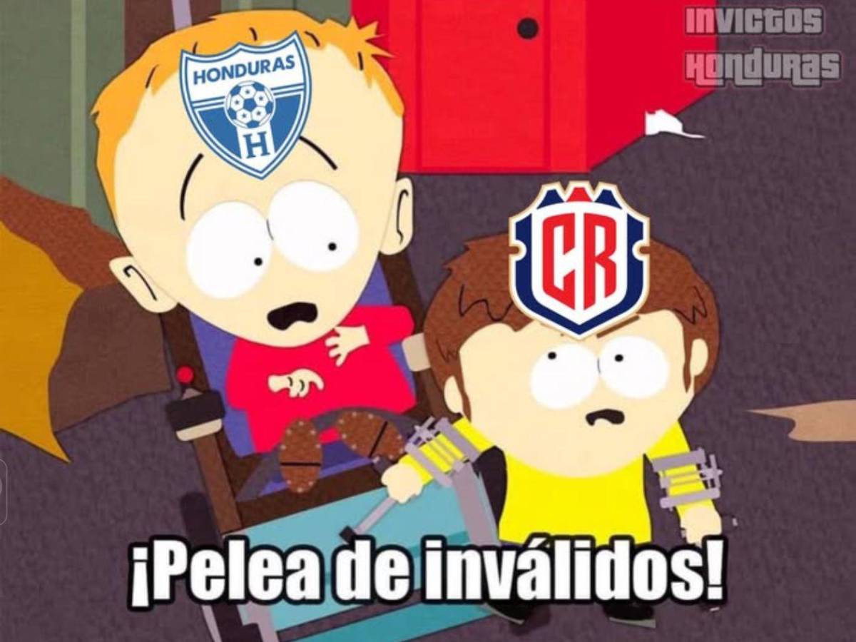 Los divertidos memes que dejó el empate de Honduras frente a Costa Rica