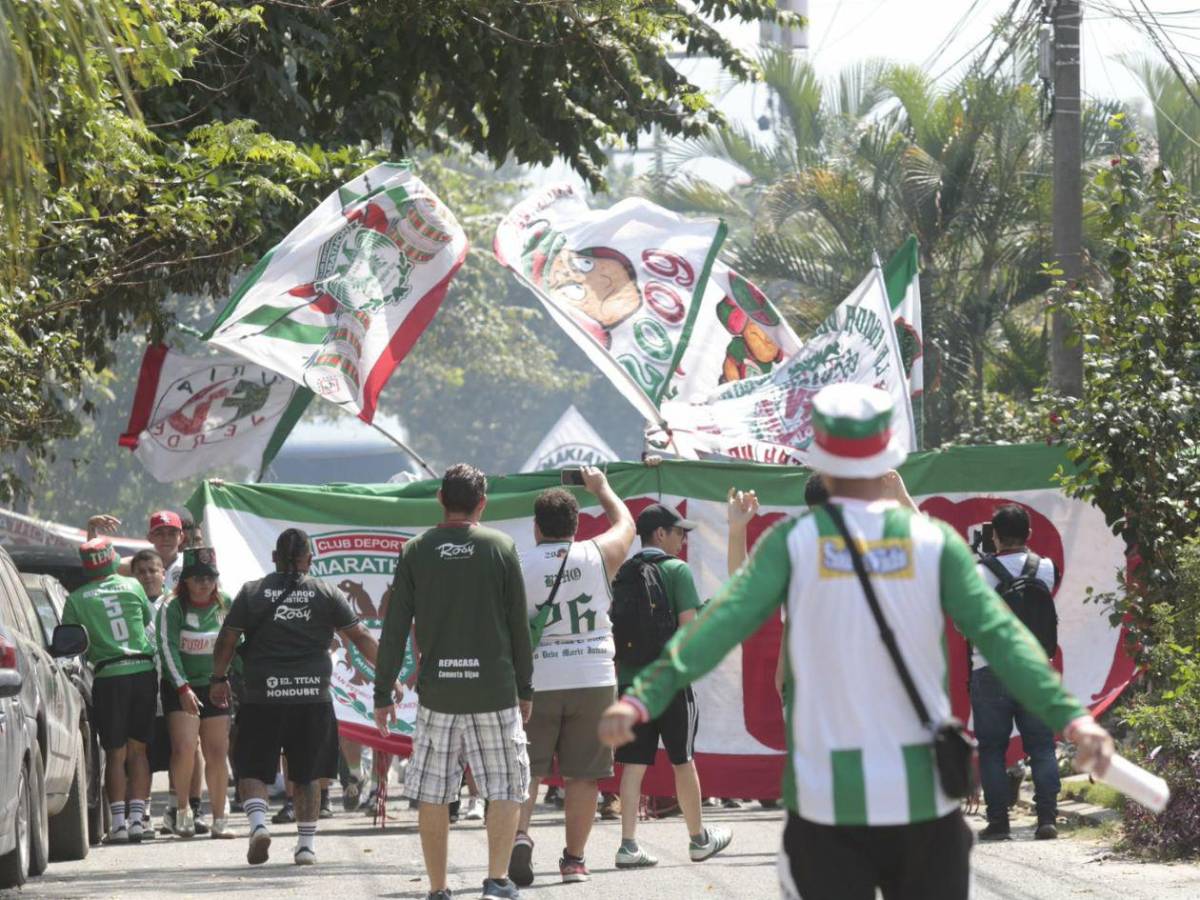 'Hulk' llegó al Yankel y ambientazo previo al clásico Marathón-Olimpia
