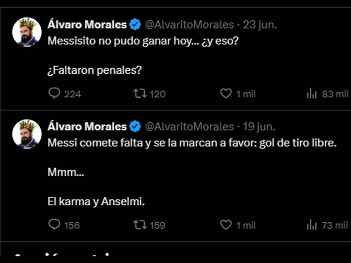 Messi sufre duro ataque: Es un exfutbolista y da lástima, no lo puedo comparar con los GOAT