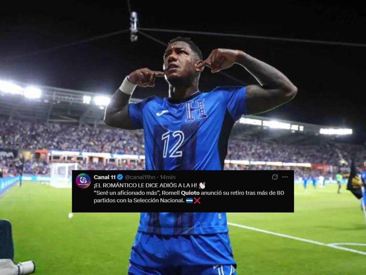 Así reaccionó la prensa al retiro de Romell Quioto de la Selección de Honduras