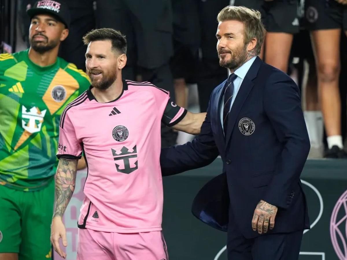 Messi y David Beckham tienen una gran relación en el Inter Miami.