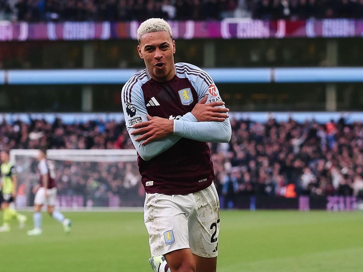 Morgan Rogers le puso la lápida al Manchester City con el segundo gol del Aston Villa.