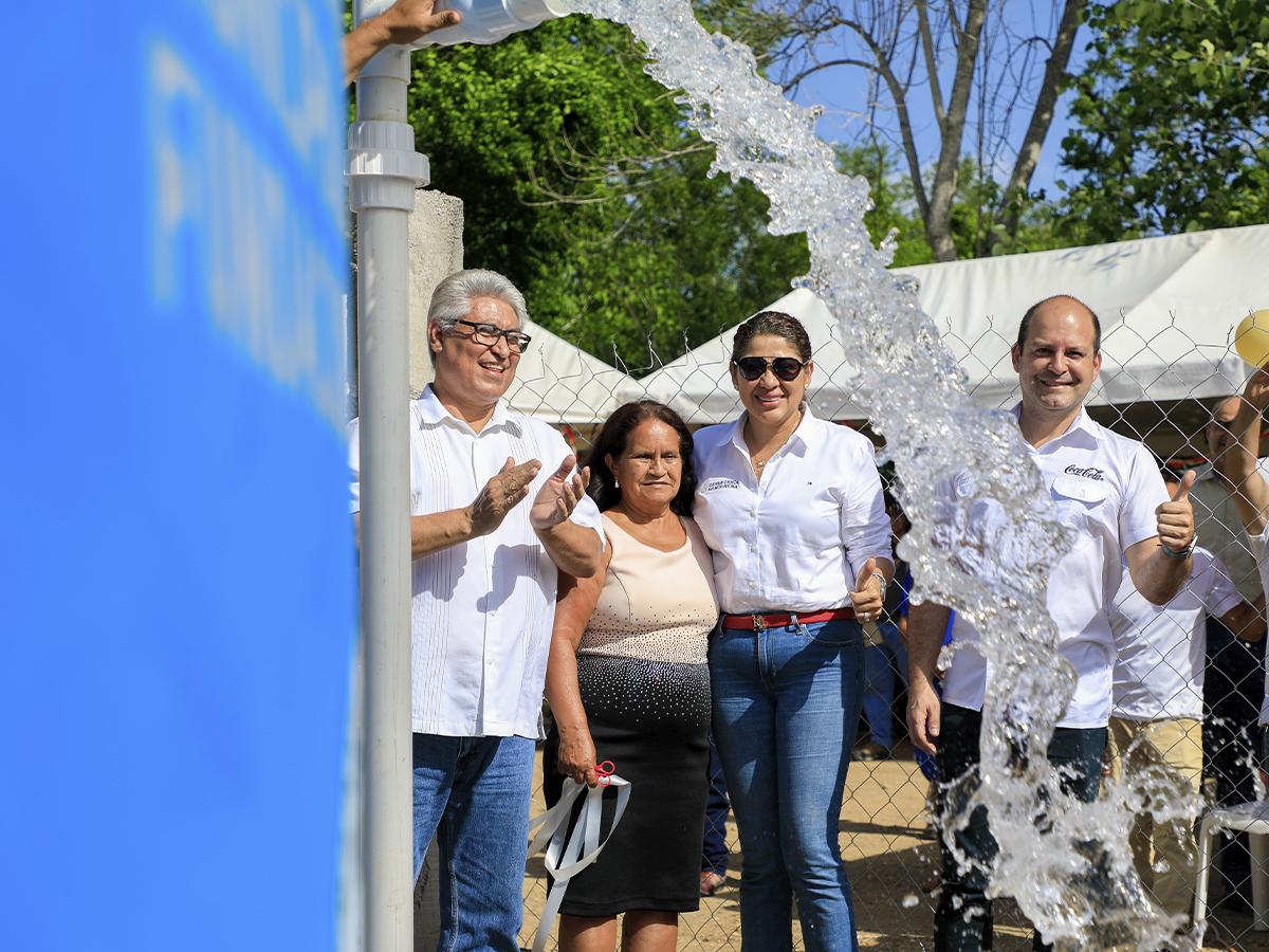 Ahora los ciudadanos del sector de Villanueva pueden tener acceso al agua potable de calidad, con la nueva bomba sumergible que tiene hasta 20 caballo de fuerza.
