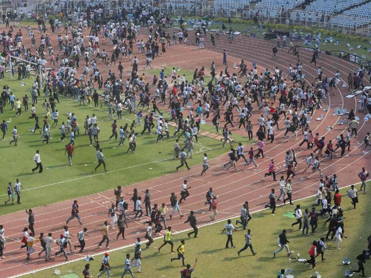 Messi provoca caos: destrozos, detenido y lo que lo pasó con el argentino