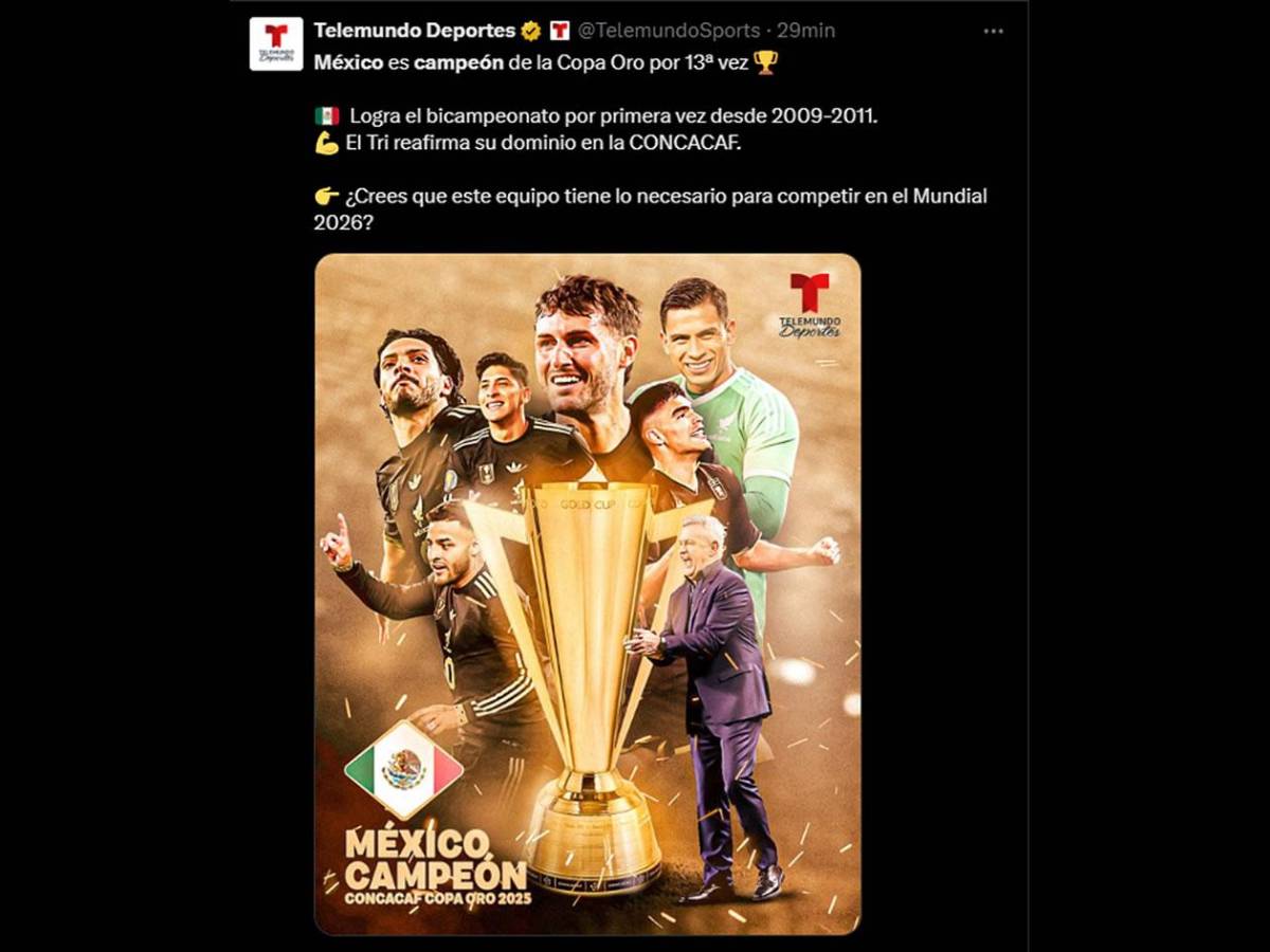 Prensa reacciona tras título de México de Copa Oro: recados de Faitelson y 'Chepe Bomba'