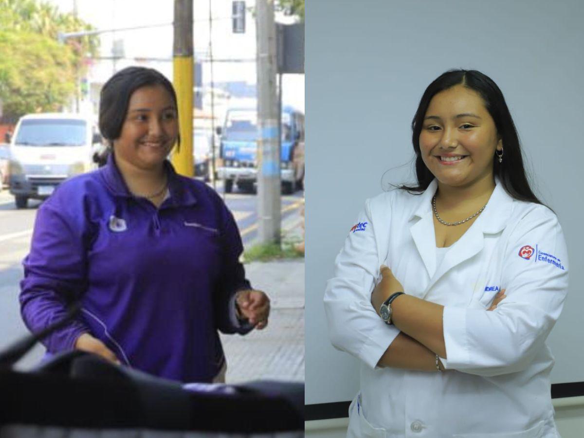 Estudiante de enfermería trabaja como delivery para pagar su universidad