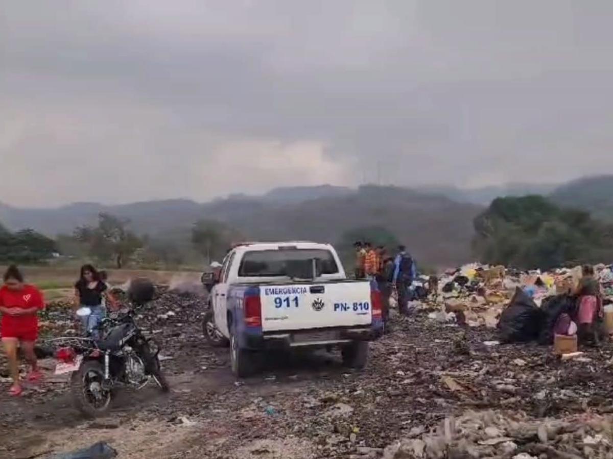 Frente a su madre matan a pepenador en basurero de Copán