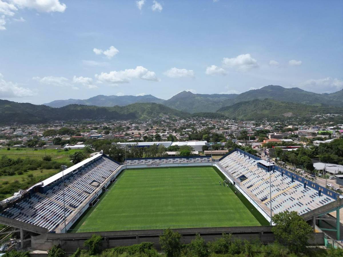 Así avanza la remodelación del estadio Juan Ramón Brevé de Juticalpa: cuántos milllones costó