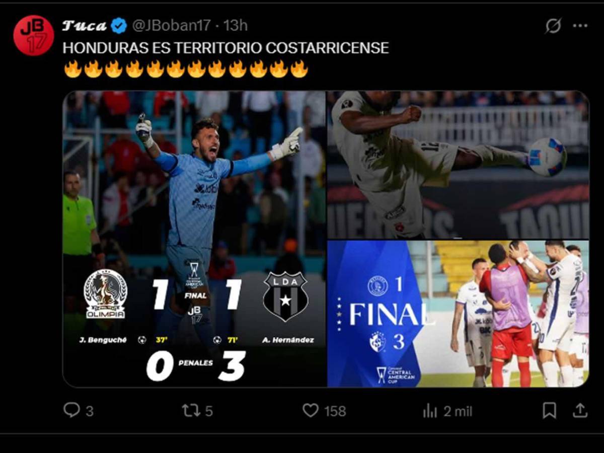 Alajuelense se sigue burlando de Olimpia, dardo de 'ChepeBomba' y Costa Rica advierte a Honduras