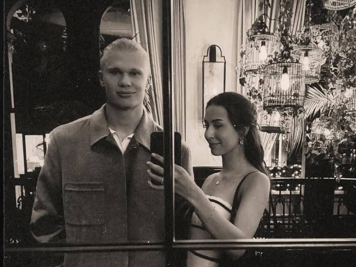 Haaland sorprende: Revela un detalle “vergonzoso” sobre su mujer