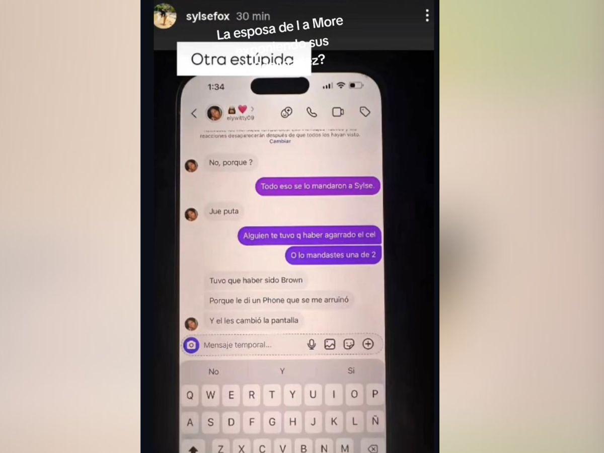 ¿Infidelidad? Esposa de La More exhibe chats; Alejandra Rubio sale salpicada