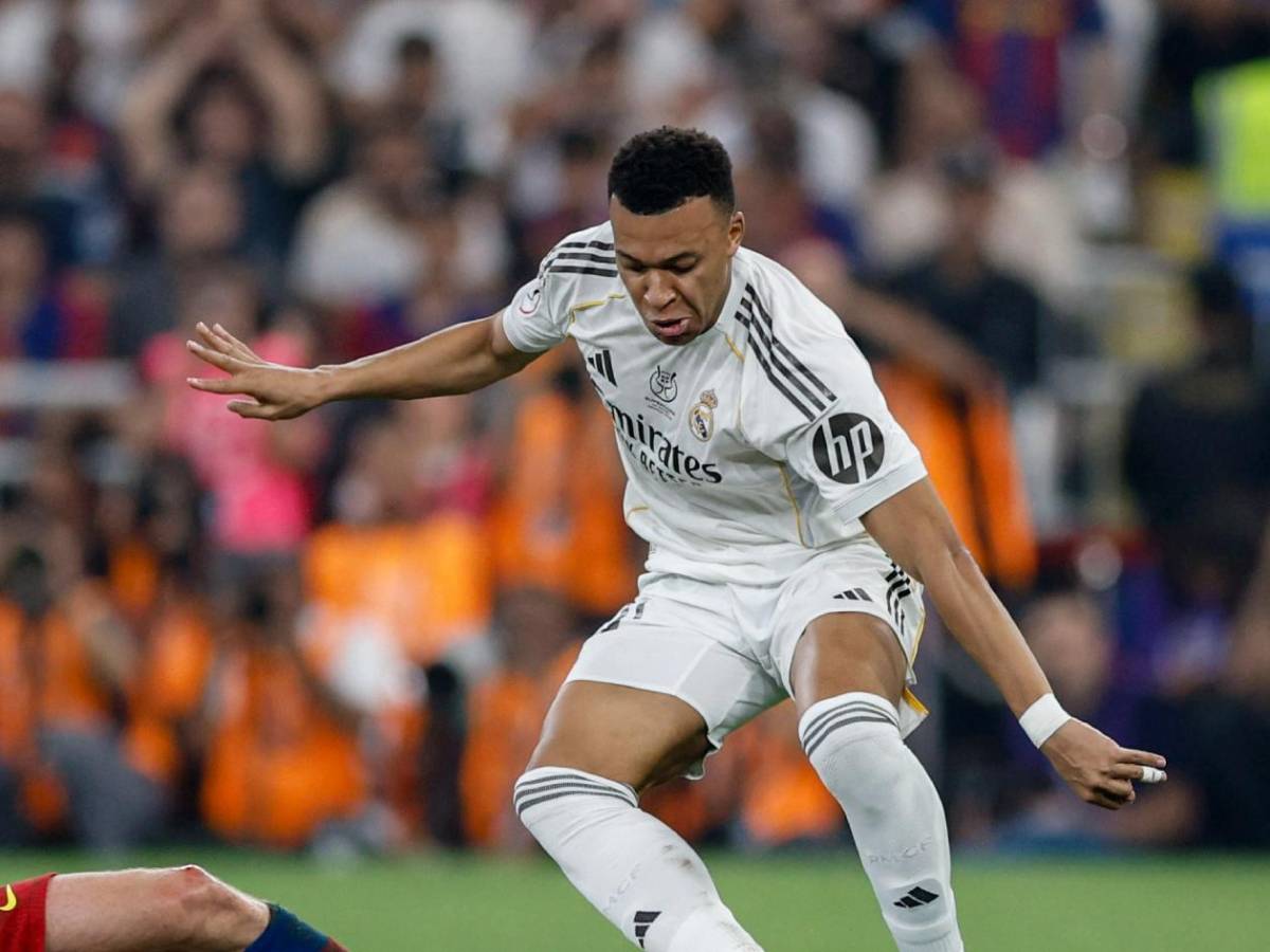 Real Madrid explica por qué Mbappé hizo gesto antideportivo ante Barcelona