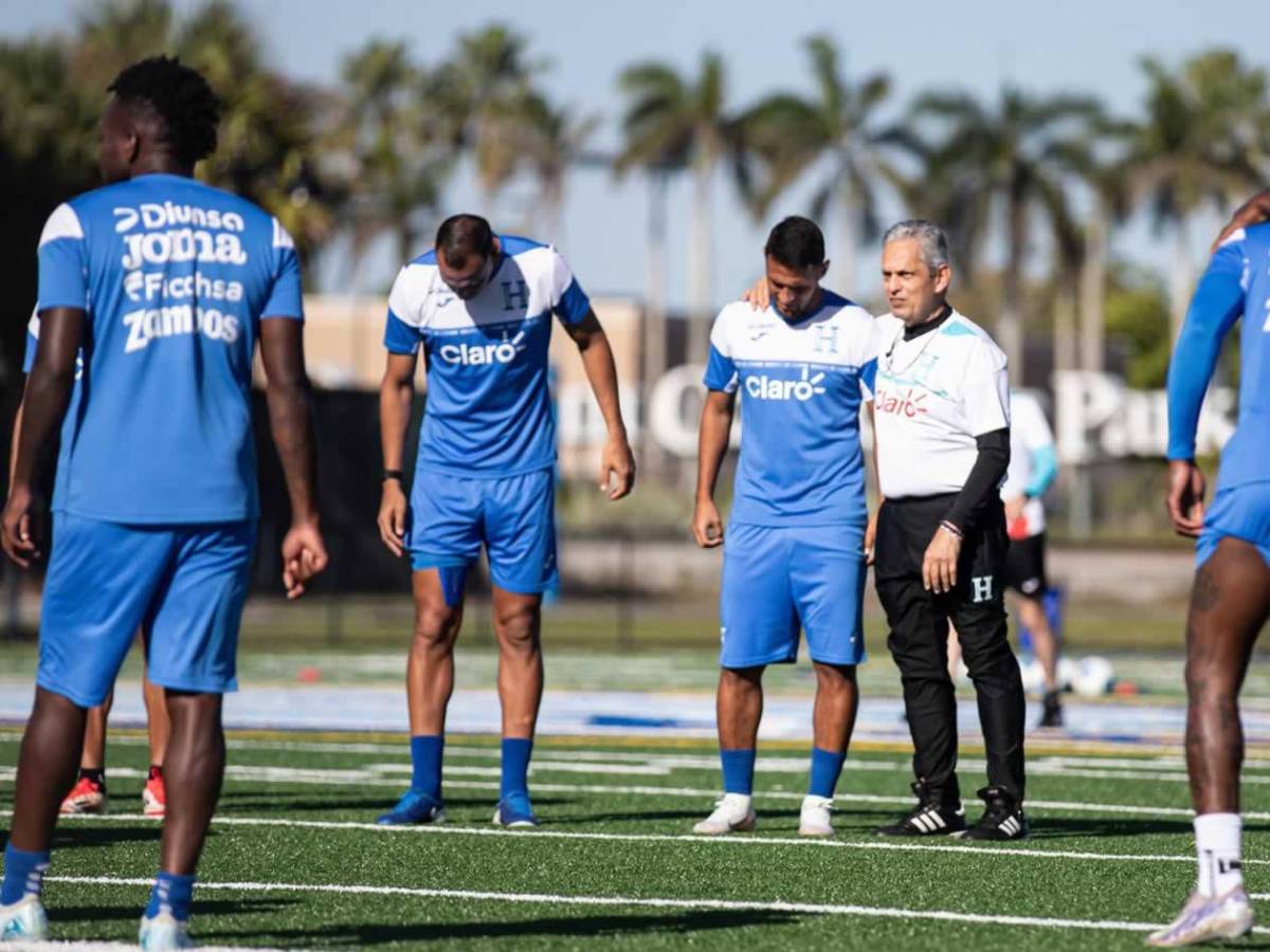 Rueda aparta a tres jugadores: entreno de Honduras antes de viajar a Bermudas