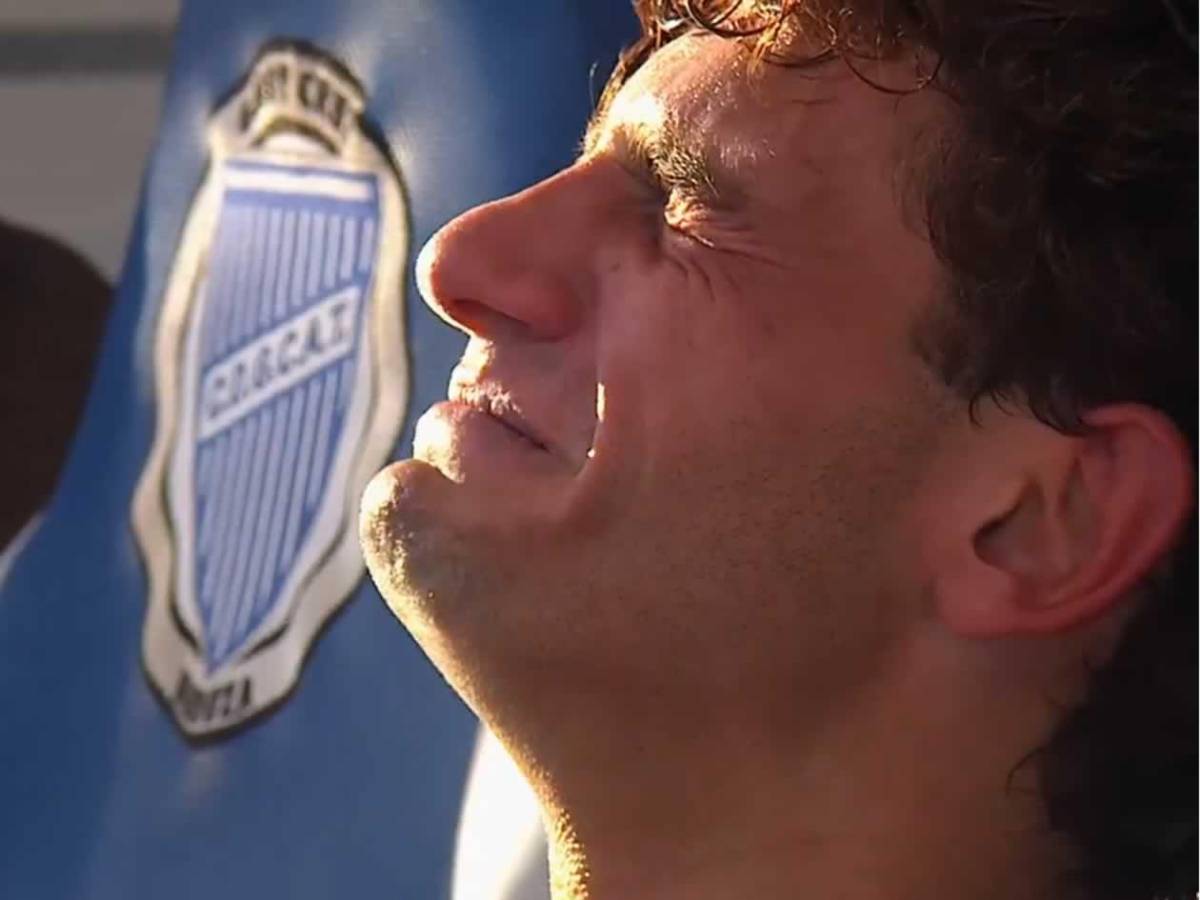 Agustín Auzmendi, destrozado: llanto y dolor por el descenso de Godoy Cruz