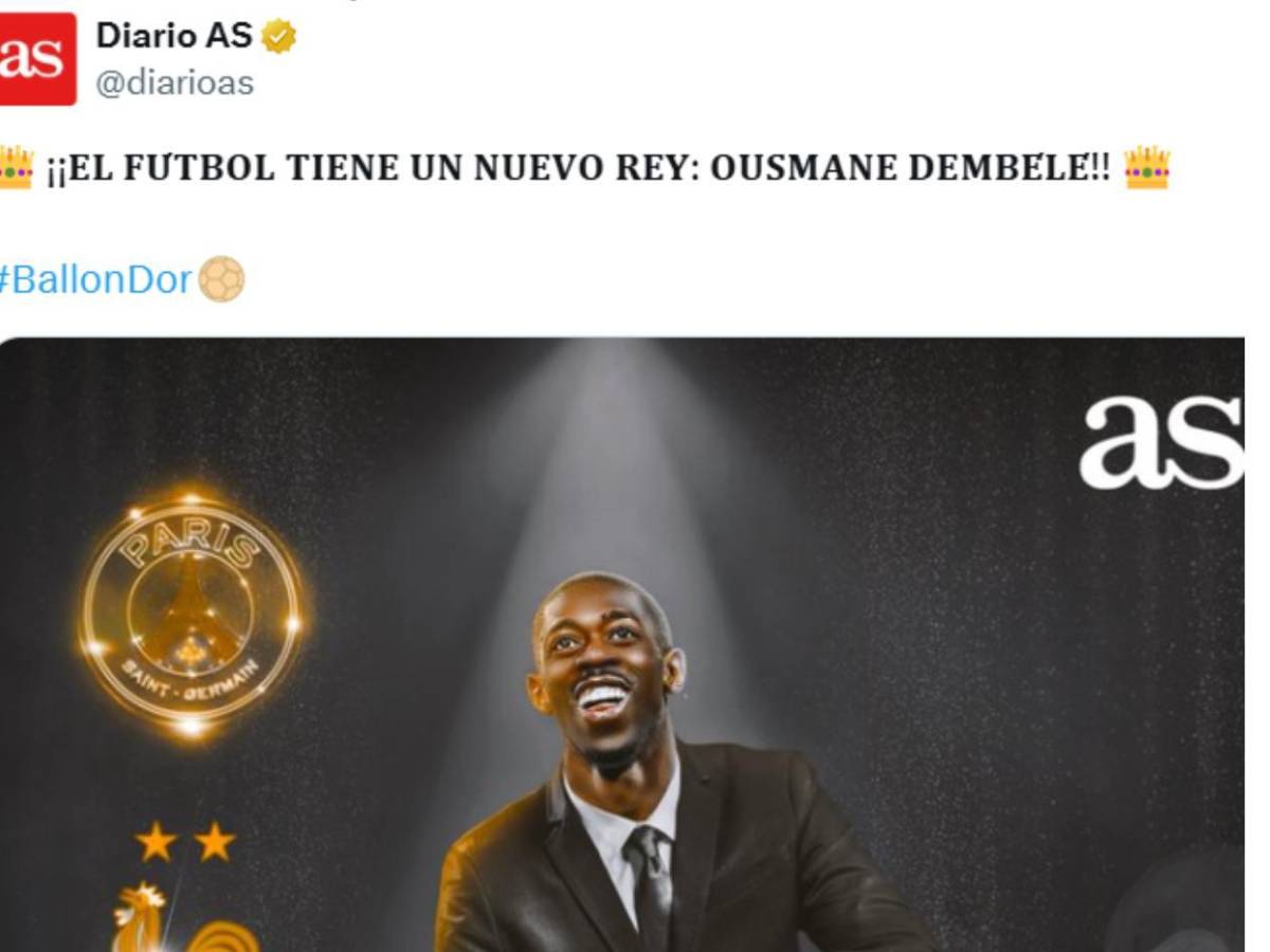 Robo: indignación tras el Balón de Oro ganado por Dembélé a Lamine Yamal
