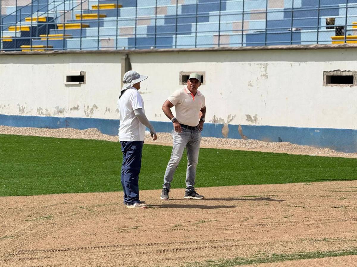 ¡Belleza! Así avanza la remodelación y nueva grama de otro estadio de Liga Nacional