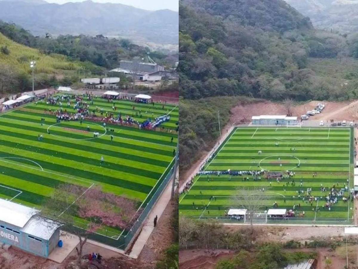 Así luce La Bombonera en Honduras: la nueva cancha en Santa Bárbara