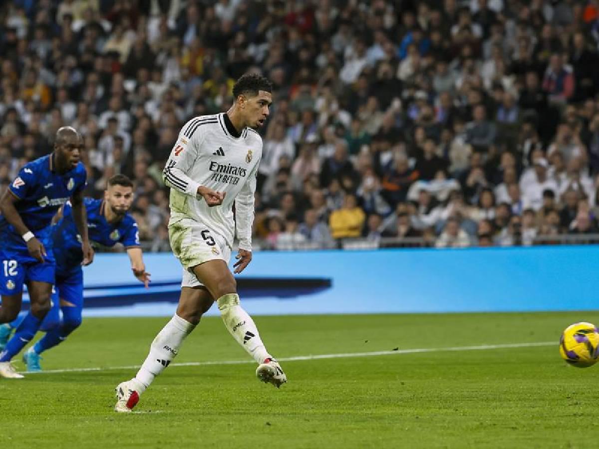 Mbappé con golazo: Real Madrid doblega al Getafe y acecha al Barcelona