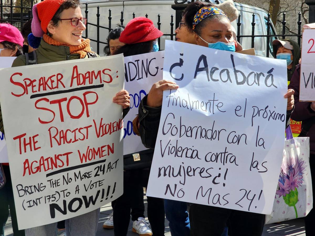Migrantes en Nueva York exigen 12 horas de jornada laboral