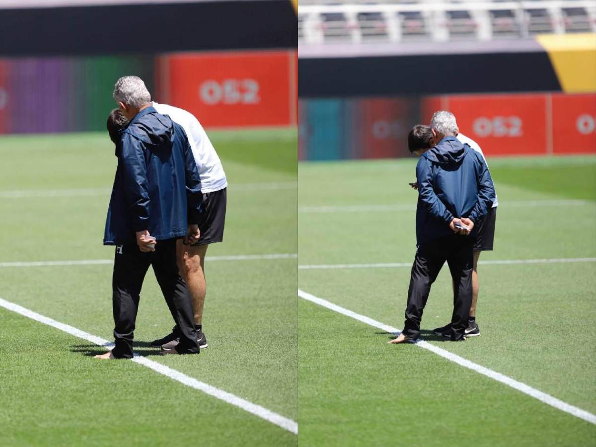 Rueda sorprende al 'estilo' de Luis Enrique: paseo descalzo antes del México-Honduras
