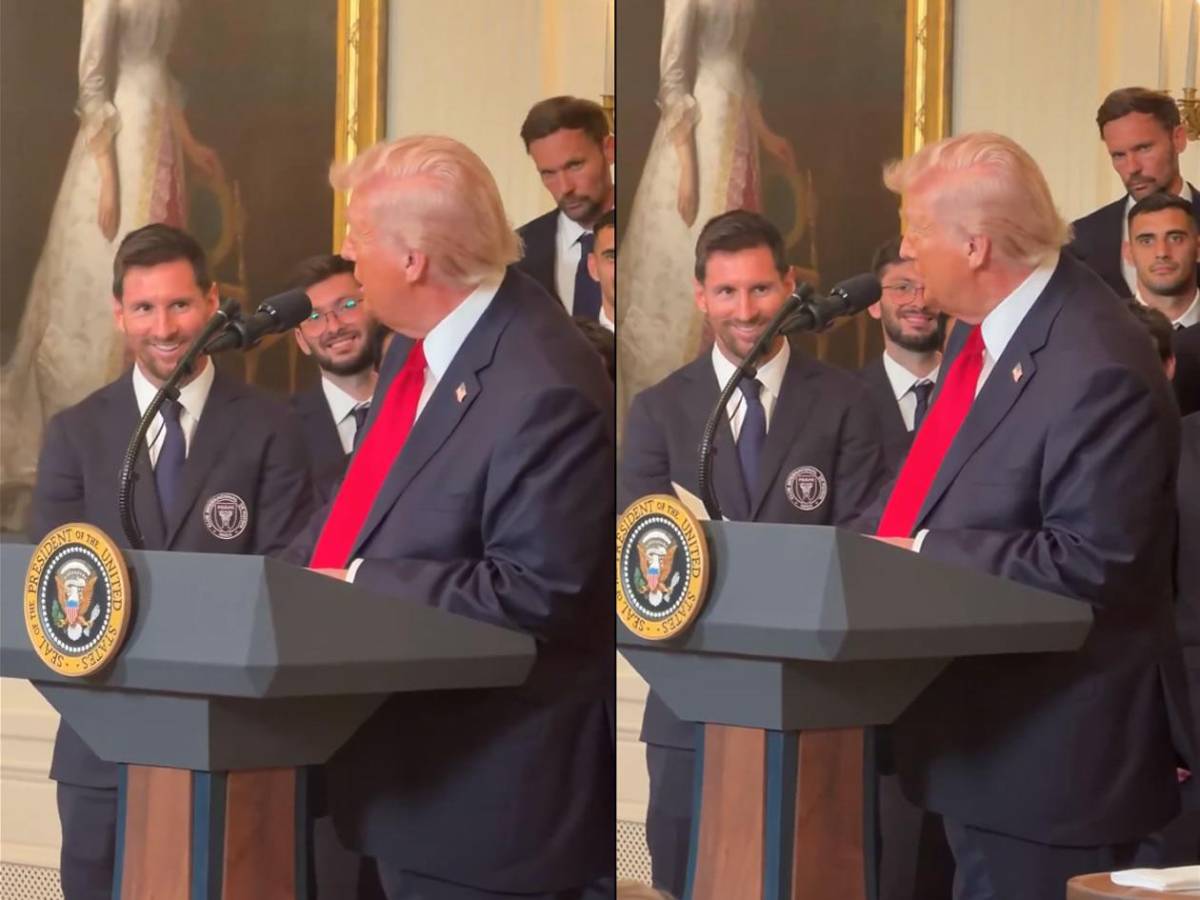 Messi visita a Trump y su reacción cuando mencionó a Cristiano: hondureño en la Casa Blanca