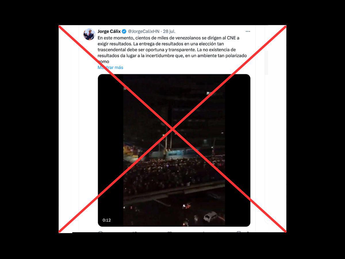 $!Captura de pantalla a una publicación de X, hecha el 28 de julio de 2024.