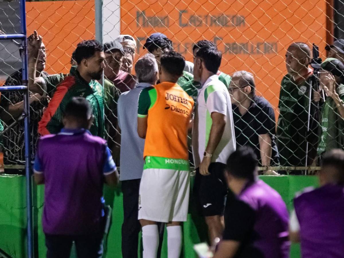 Polémica: Enfrentamiento entre Lavallén y aficionado del Marathón y así terminó todo