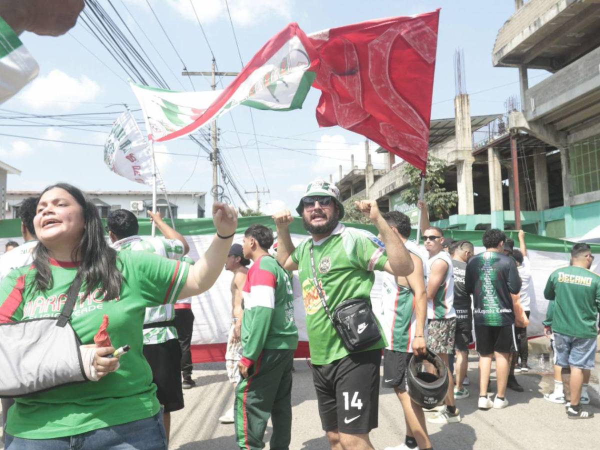 'Hulk' llegó al Yankel y ambientazo previo al clásico Marathón-Olimpia