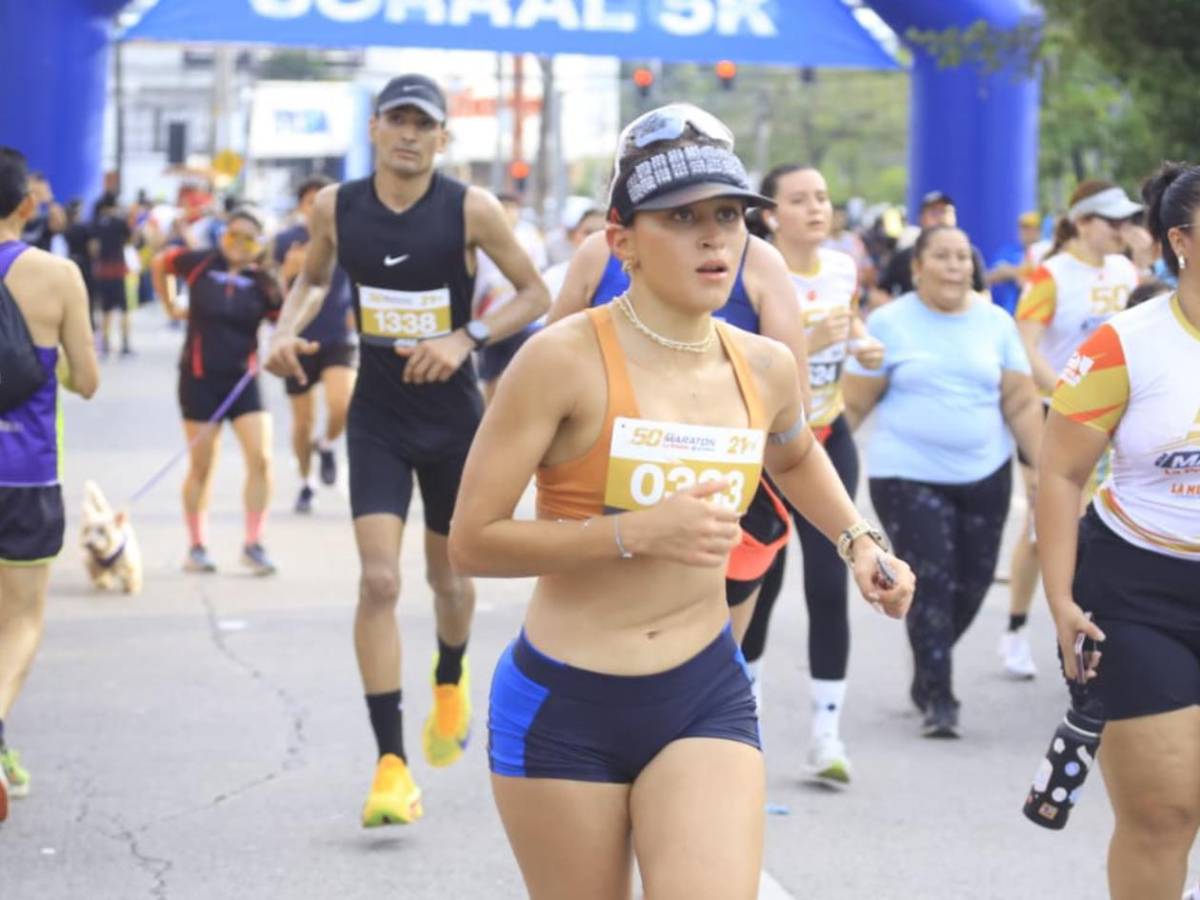 Una Miss sorprendió: Las bellas mujeres de la 50 Maratón LA PRENSA-Gatorade